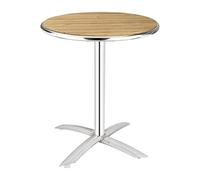 Mesa Bolero U424, con tapa abatible, hecha de fresno, 600 mm