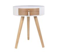 THE HOME DECO FACTORY Mesa C/CAJÓN D.35 H.46,5 CM BL