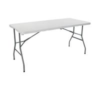 Mesa Catering y Camping Plegable Portátil Rectangular 122cm, 150cm, 180cm, 240cm | Dayron | Multiusos: Camping, Eventos en Espacios Exteriores o Interiores | Resina y Patas Acero