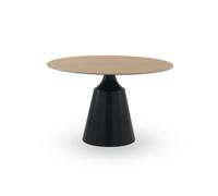 Mesa comedor redonda 120 diam. con sobre cerámico