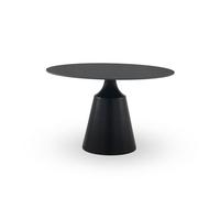 Mesa comedor redonda 120 diam. con sobre cerámico