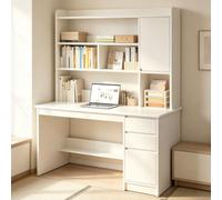 Mesa Compacta para Computadora Blanco Mesa de Estudio Estación de Trabajo