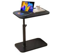 Mesa con extremo giratorio | Lado de espacios pequeños - Sofá de 360 grados para sofá con forma | Ahorro de espacio Ide y mesita de noche, bandeja de tiempo para aperitivos, decoración de sala de