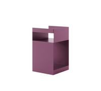 Mesa con Ruedas Giratoria SC73 en Color Ciruela Oscuro