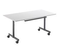 Mesa con tablero abatible, móvil H x A x P 720 x 1200 x 800 mm