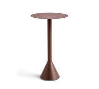 Mesa Cónica Palissade Ø60 x H105 Hierro Rojo