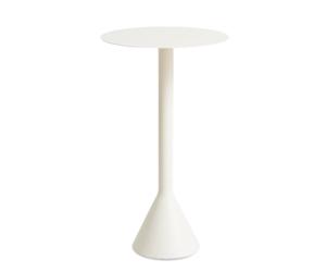 Mesa Cónica Palissade Ø65xH105 Blanco Crema
