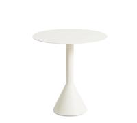 Mesa Cónica Palissade Ø70xH74 Blanco Crema