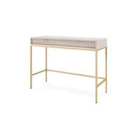 Mesa consola avon 104x50x77 beige, dorado 104 cm