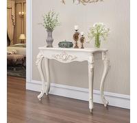Mesa Consola con Almacenamiento, Mesa De Sofá De Entrada con Estantes Y Base, Estructura Superficie Lisa, Ahorra Espacio, para Sala De Estar Y Pasillo(White 1,100 * 30 * 86cm/39.4 * 11.8 * 33.8in)