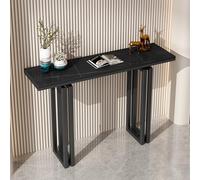 Mesa consola con almacenamiento, mesa decorativa moderna para entrada, sala de estar, pasillo y oficina, diseño contemporáneo para decoración versátil del hogar