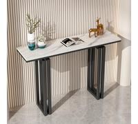 Mesa consola con almacenamiento, mesa decorativa moderna para entrada, sala de estar, pasillo y oficina, diseño contemporáneo para decoración versátil del hogar