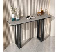 Mesa consola con almacenamiento, mesa decorativa moderna para entrada, sala de estar, pasillo y oficina, diseño contemporáneo para decoración versátil del hogar