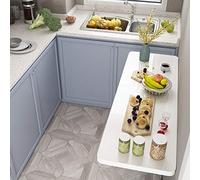 Mesa consola de cocina montada en la pared, plegable, multifuncional, para ahorrar espacio, mesa de estudio para apartamentos pequeños, mesa de bar, mesa de bar de 40 pulgadas, diseño compacto