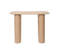 Mesa consola de diseño de madera clara 100 cm FOLEEN