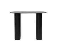 Mesa consola de diseño de madera negra 100 cm FOLEEN