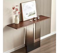 Mesa Consola de Entrada, Mesa de sofá geométrica de Entrada, Estrecha Larga, Mesa de Acento contemporáneo para Sala de Entrada, para Sala de Estar, Pasillo, Entrada(Grey,120cm/47.5in)