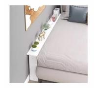 Mesa consola de madera maciza blanca, mesa de sofá delgada para sala de estar, entrada y dormitorio, perfecta detrás del sofá o estante de la cama, mesa auxiliar de 100 x 10 x 65 cm