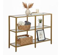 Mesa Consola en Oro - (A)100 x (Al)73 x (P)30 cm