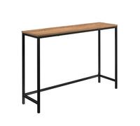 Mesa consola estrecha - Mesa de escritorio de madera maciza para entrada, sofá, mesa de exhibición lateral para pasillo, dormitorio, sala de estar, vestíbulo