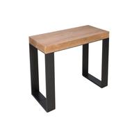 Mesa consola extensible 90x40/190 cm Tecno Small Estructura Antracita