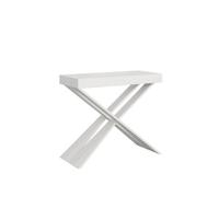 Mesa consola extensible 90x40/196 cm Diago Small marco blanco
