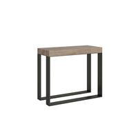 Mesa consola extensible 90x40/196 cm Elettra Small Premium Estructura Antracita