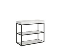 Mesa consola extensible 90x40/196 cm Plano Small Estructura antracita