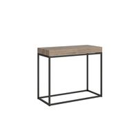 Mesa consola extensible 90x40/300 cm Nordica Premium Estructura Antracita