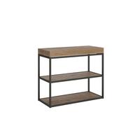 Mesa consola extensible 90x40/300 cm Plano Premium Estructura Antracita