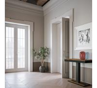 Mesa consola extensible Capital Small Evolution 90x40/190 cm con estructura antracita