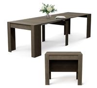 Mesa Consola Extensible de Madera 51-300x90cm - Mesa Extensible Comedor - Aparador Convertible, Escritorio o Mueble Recibidor Multifuncional y Moderna, Ideal para Espacios Reducidos