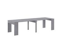 Mesa consola extensible épsilon gris cemento 90 x 75 x 49 cm