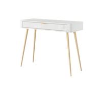 Mesa consola lante 100x38x78 blanco 100 cm
