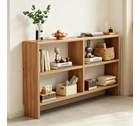 Mesa Consola,Mesa de Consola Estrecha para Detrás del Sofa,Mesas de Sofá,Estantes de Almacenamiento Estrecho,con Espacio de Almacenamiento,Ideal para Muebles de Pasillo y oficinas 150×15×86cm