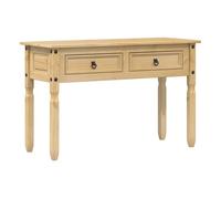 Mesa consola - mesa de entrada corona madera maciza de pino 115x46x73 cm
