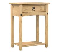 Mesa consola - mesa de entrada corona madera maciza de pino 55x35x73 cm