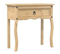 Mesa consola - mesa de entrada corona madera maciza de pino 73x35x73 cm