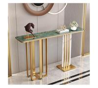 Mesa consola moderna, mesa de sofá estrecha y larga con diseño de losa de roca, armario lateral de pared simple para entrada, pasillo, vestíbulo, sala de estar