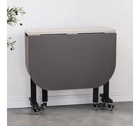 Mesa consola moderna rectangular plegable que ahorra espacio, mesa de cocina móvil con soporte de acero al carbono, capacidad de 200 kg, perfecta para pasillo y entrada