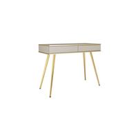 Mesa consola oro 102x50x79 beige