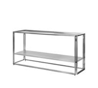 Mesa Consola Plegable de Acero Inoxidable