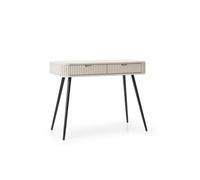 Mesa consola zova 103x49x80 beige, negro
