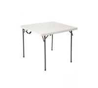 Mesa Cuadrada Plegable Blanco Lifetime 86x86x74 CM MKP