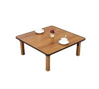 Mesa cuadrada plegable de estilo coreano para comedor en casa y estudio bajo, mesa Kang de 70 x 70 cm para ventana de bahía y casa de té, diseño versátil que ahorra espacio