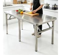 Mesa de Acero Inoxidable para preparación y Trabajo, Isla de Cocina con certificación NSF, Mesa de Trabajo para preparación de Alimentos, Mesa de Trabajo para cocinas comerciales, Estaciones