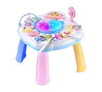 Mesa de actividades, mesa para niños, centro de actividades para bebés, centro de aprendizaje para niños, mesas de enseñanza para niños pequeños, múltiples modos de aprendizaje, reutilizable