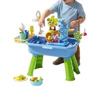 Mesa de Agua Infantil Juego de Pesca y Juguete Sensorial Infantil para