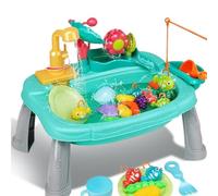 Mesa de Agua para niños pequeños 1 Set Electric Impermeable Tabla sensorial circulada con la Rueda de Agua de Las Flores Niñ