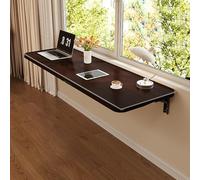 Mesa de Ahorro de Espacio de Escritorio Plegable montada en la Pared para Sala de Estar de Cocina en casa versátil y Elegante fácil de Instalar Estudio de Trabajo o Comedor. LWX